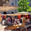 Barjac, de gezellige markt op vrijdagochtend