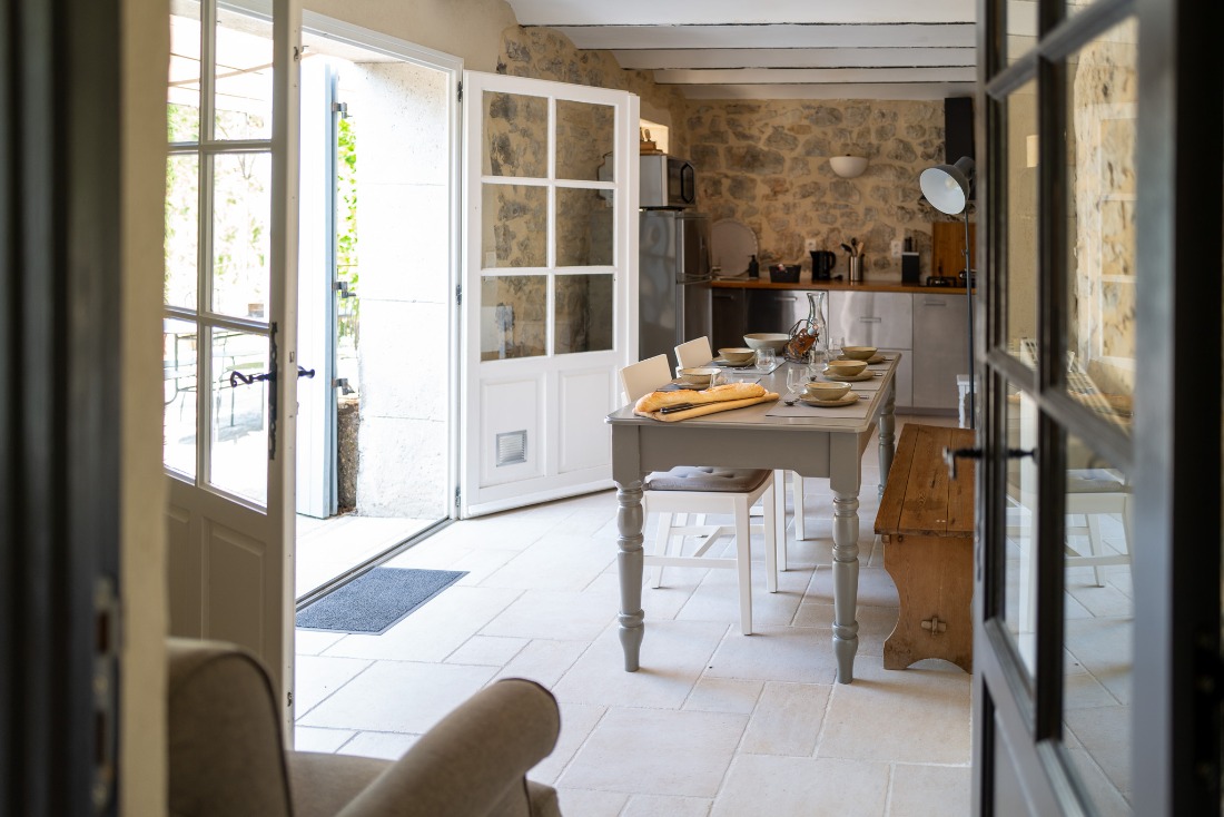 Volledig ingerichte woonkeuken